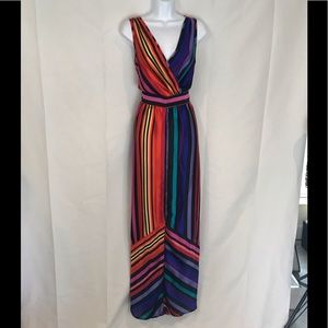 Multicolored evening maxi dress! Beautiful